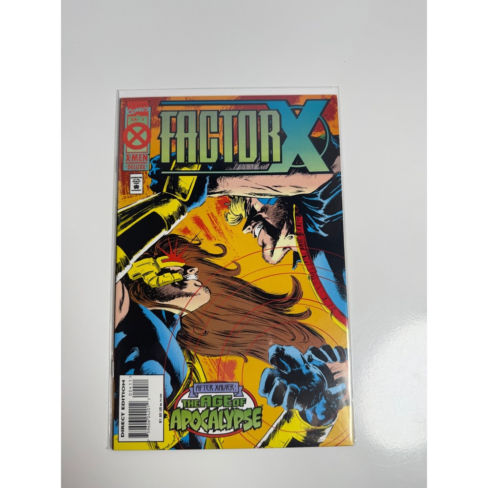 Factor X 4 1995 Marvel Age of Apocalypse Havok Cyclops Deluxe Direct Edition